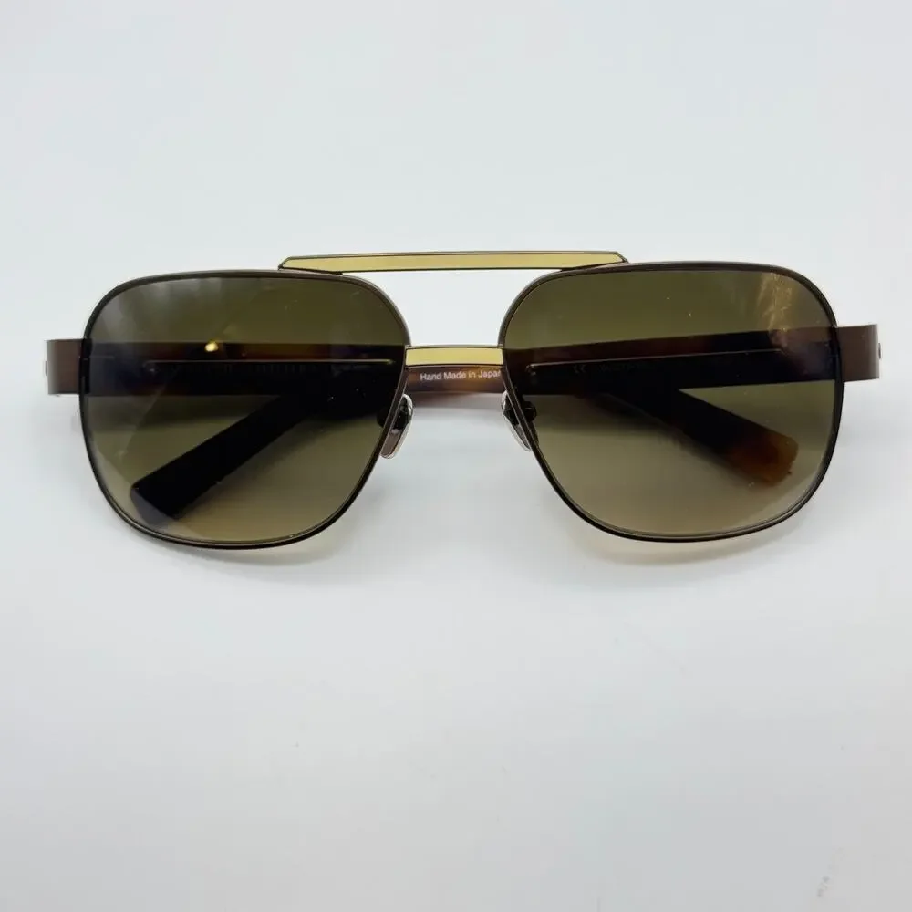 Robert Marc Sunglasses Bon 674 Brown Aviator Frame Gradient Lens 60-16-140mm